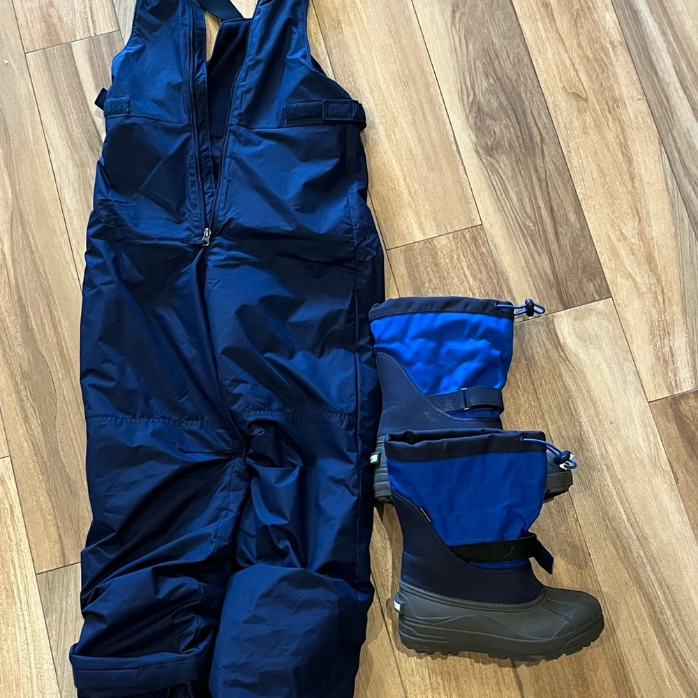 Columbia Boy Youth M Ski Pants and Boots